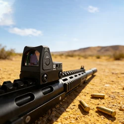 Mira réflex táctica de Metal/Nylon RM Red Dot, mira óptica de puntería ajustable para pistola de riel Glock 17 de 20mm Airsoft