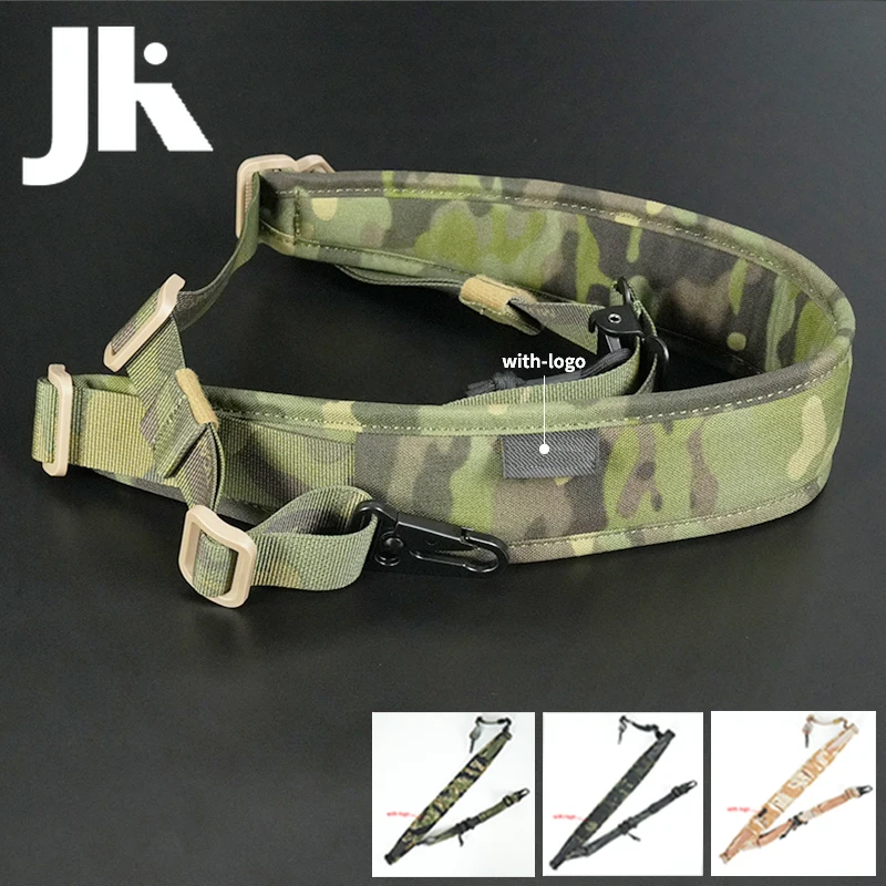 Nuevas correas tácticas de doble punto, Material de nailon 500D, correa de hombro ajustable de 100-135CM para accesorios de caza Airsoft - imagen 5