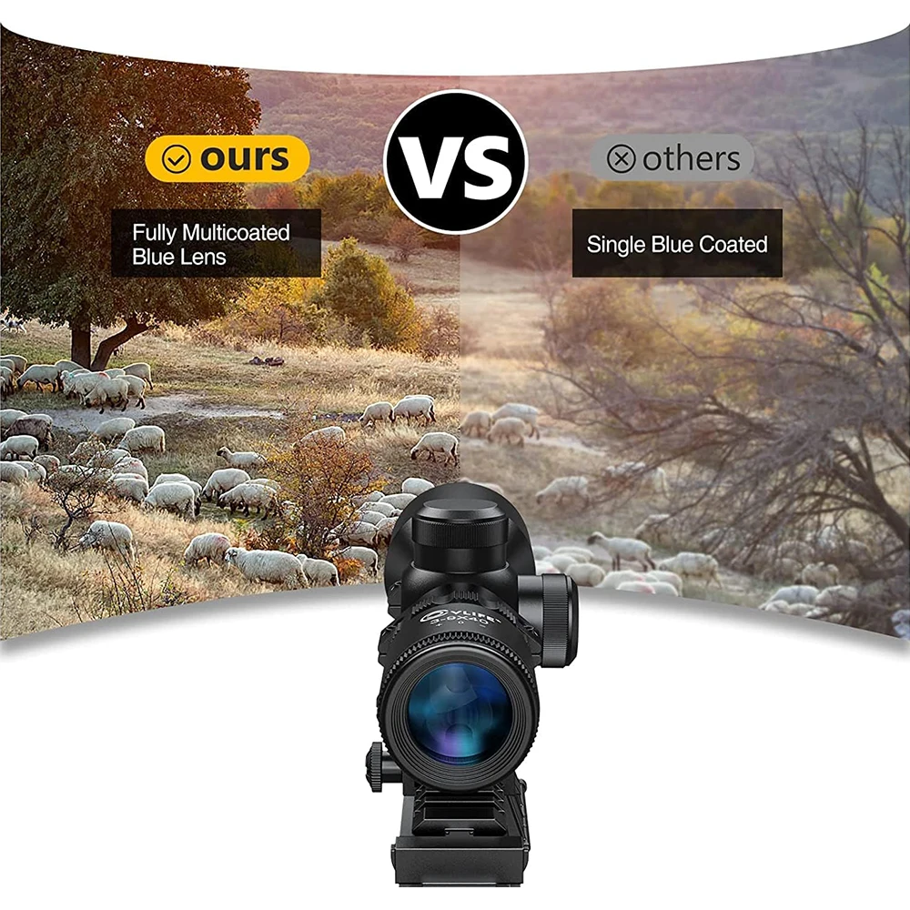 3-9X40 caza ciervo Rifle de aire alcance cable telémetro retícula ballesta Mil Dot retícula mira telescópica miras ópticas - imagen 2