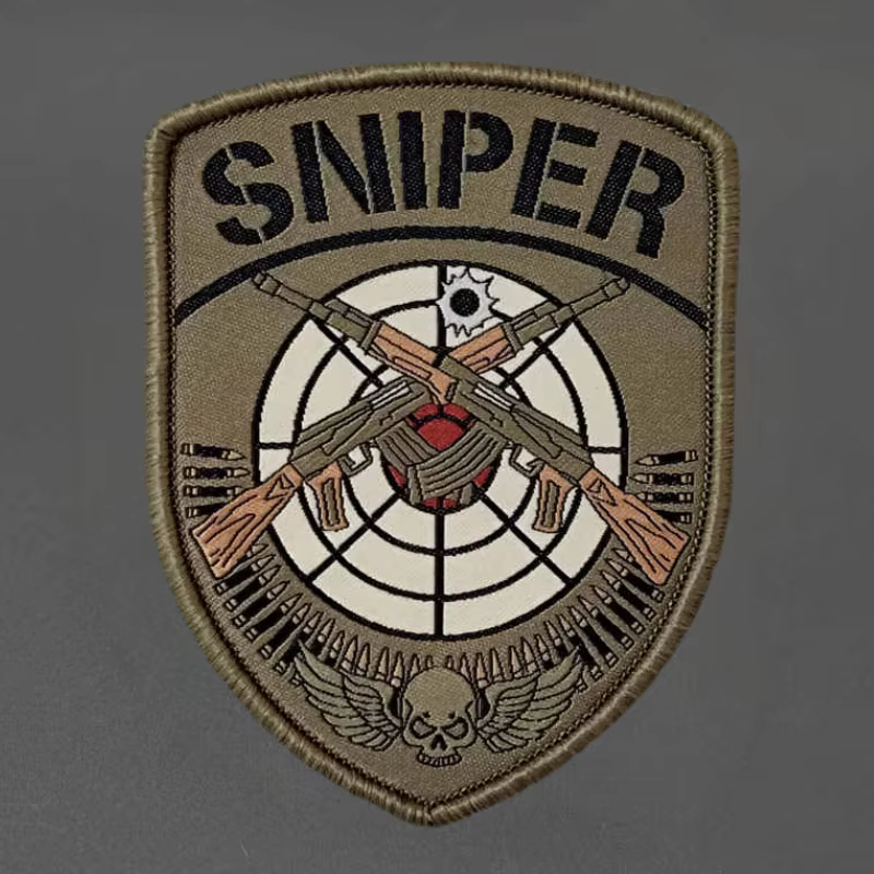 Parche táctico SNIPER velcro para chalecos, gorras y mochilas - imagen 2