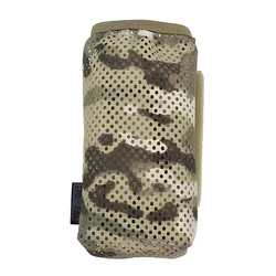 Bolsa táctica de malla para botella de agua, soporte para Walkie Talkie, paquete de almacenamiento de artículos diversos, chaleco, cinturón, accesorio para senderismo al aire libre