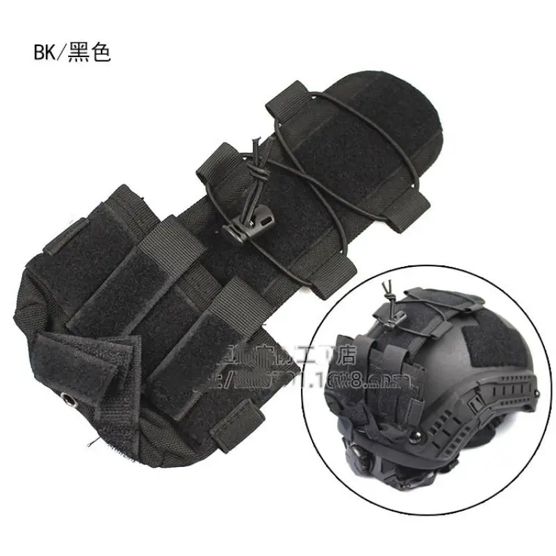 Bolsa de batería de casco táctico de camuflaje con patrón de Tigre, paquete de batería MK2, paquete de contrapeso para casco de caza Airsoft, accesorios para casco - imagen 3