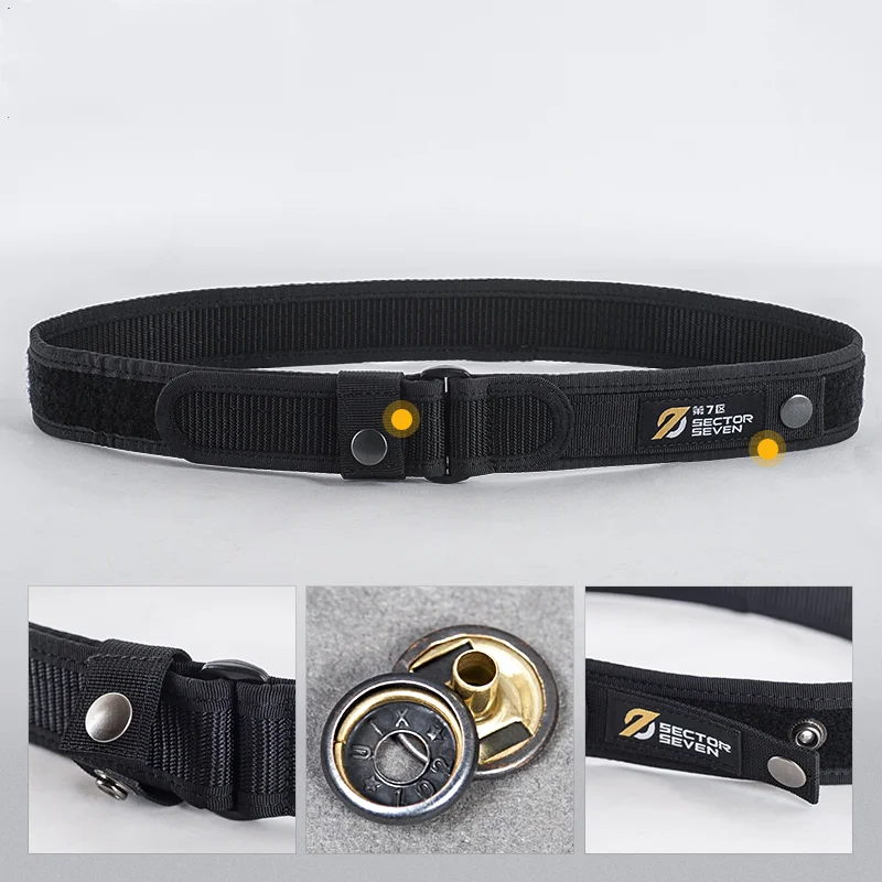 Cinturón táctico de caza para hombre, multifuncional, entrenamiento al aire libre, fuerzas especiales, sello de cintura, lona de nailon, ventilador del Ejército General - imagen 4