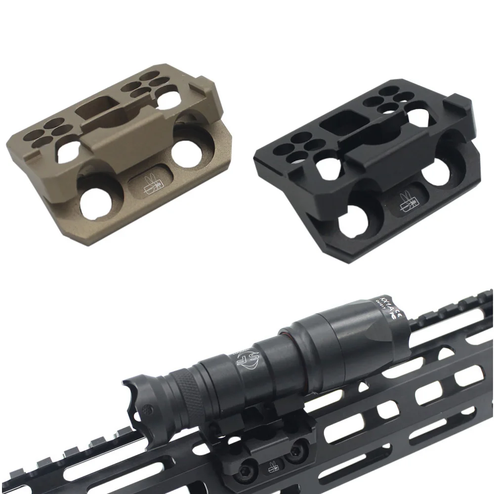 Soporte táctico Thorntail6 Offset Scout SF M600 M300 PLHV2 soporte de luz táctica para riel M-LOK Keymod