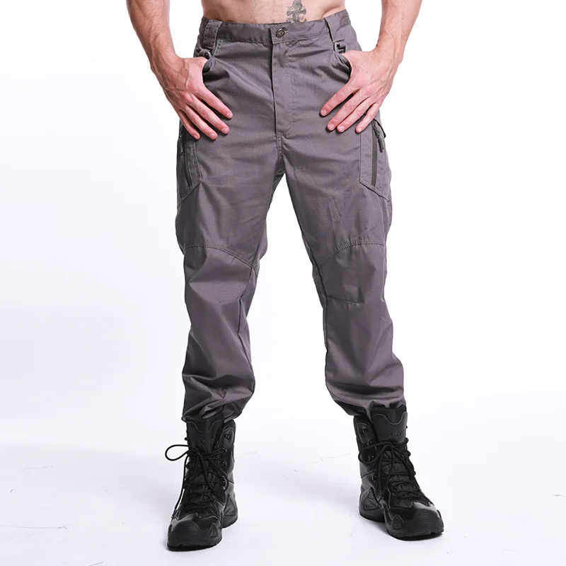 Pantalones tácticos militares para hombre, ropa de calle masculina, impermeable, resistente al desgaste, Cargo, con múltiples bolsillos, S-5Xl - imagen 4
