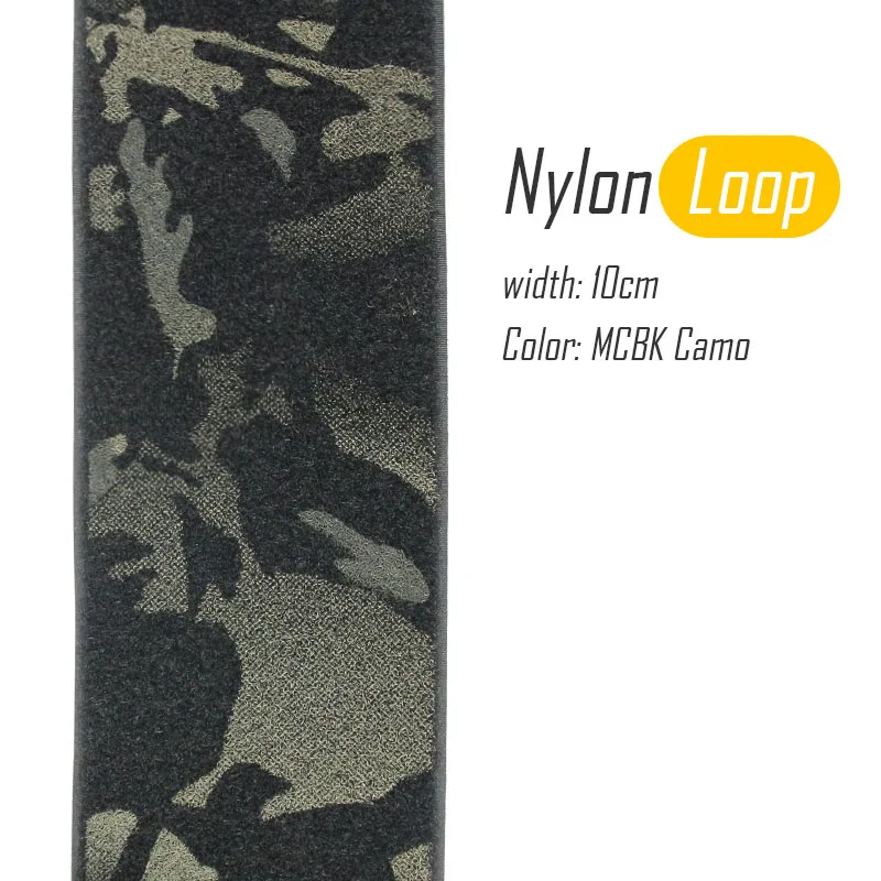 10cm de ancho 1M de longitud correas de bucle superficie peluda cinta MC MCBK MCAP camuflaje de la jungla camuflaje de nieve camuflaje nocturno del desierto - imagen 3