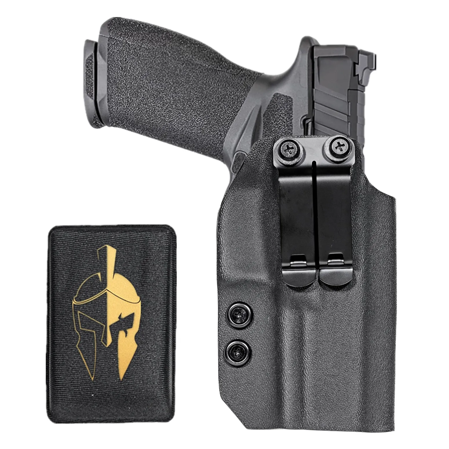 Funda Kydex IWB con almohadilla de espuma cómoda, Kit de cuña para Springfield Armory Echelon 4.0C 4.5F, cinturilla interior, transporte de apéndice