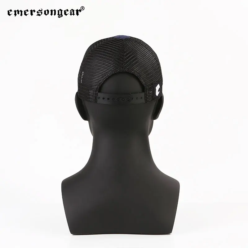 Emersongear etiqueta azul gorra de béisbol con ventilación táctica gorras de pesca caza al aire libre Airsoft senderismo gorra Snapback protección solar - imagen 5