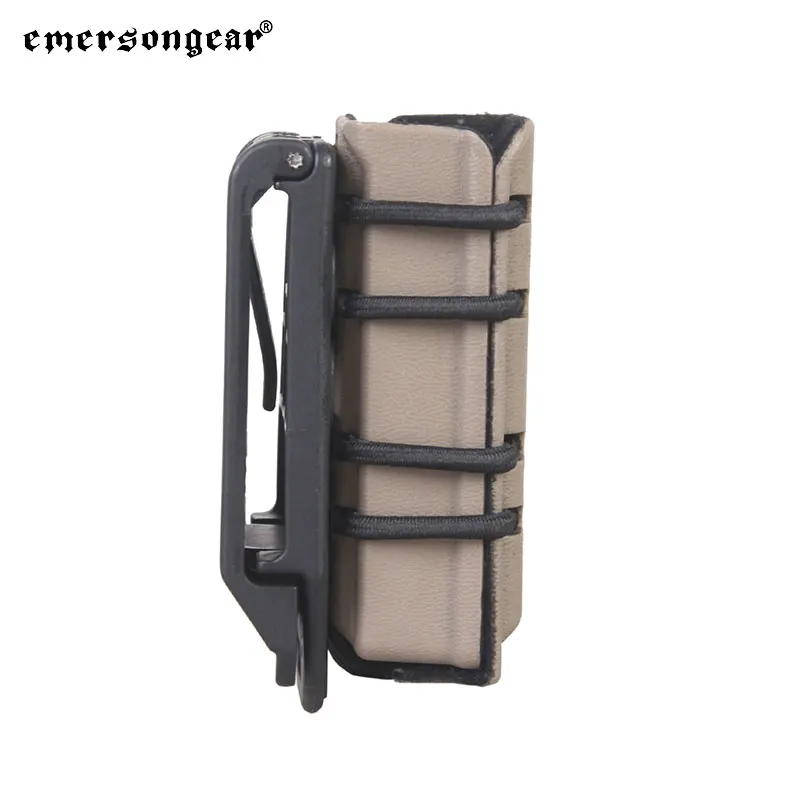 Emersongear-bolsas para revistas de 9mm, Clip para cinturón, bolsa Molle de plástico, Softshell, estilo código G, pistola de escorpión, portador individual Mag - imagen 2