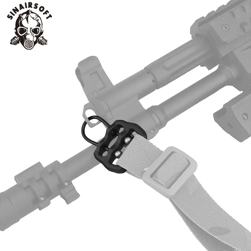 Gancho para eslingas universal de liberación rápida, metal bucle