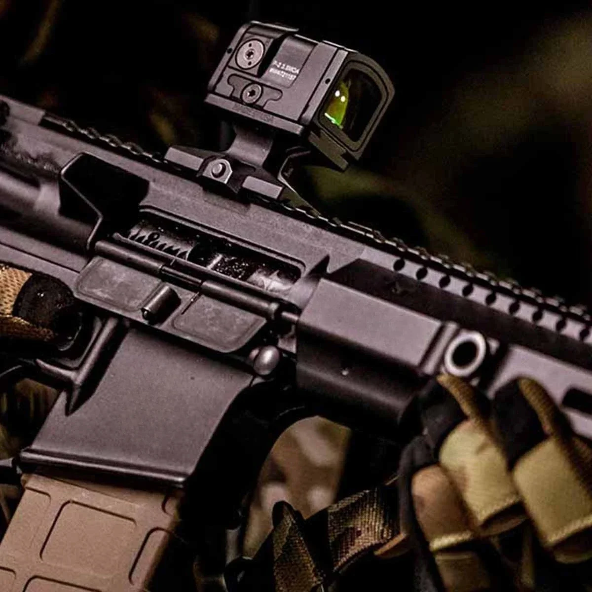 Mira ACR * P-2, mira de punto rojo 3,5MOA, colimador, mira réflex para Rifle, compatible con riel de 20mm para Airsoft/Rifle de caza G17 MOS - imagen 4