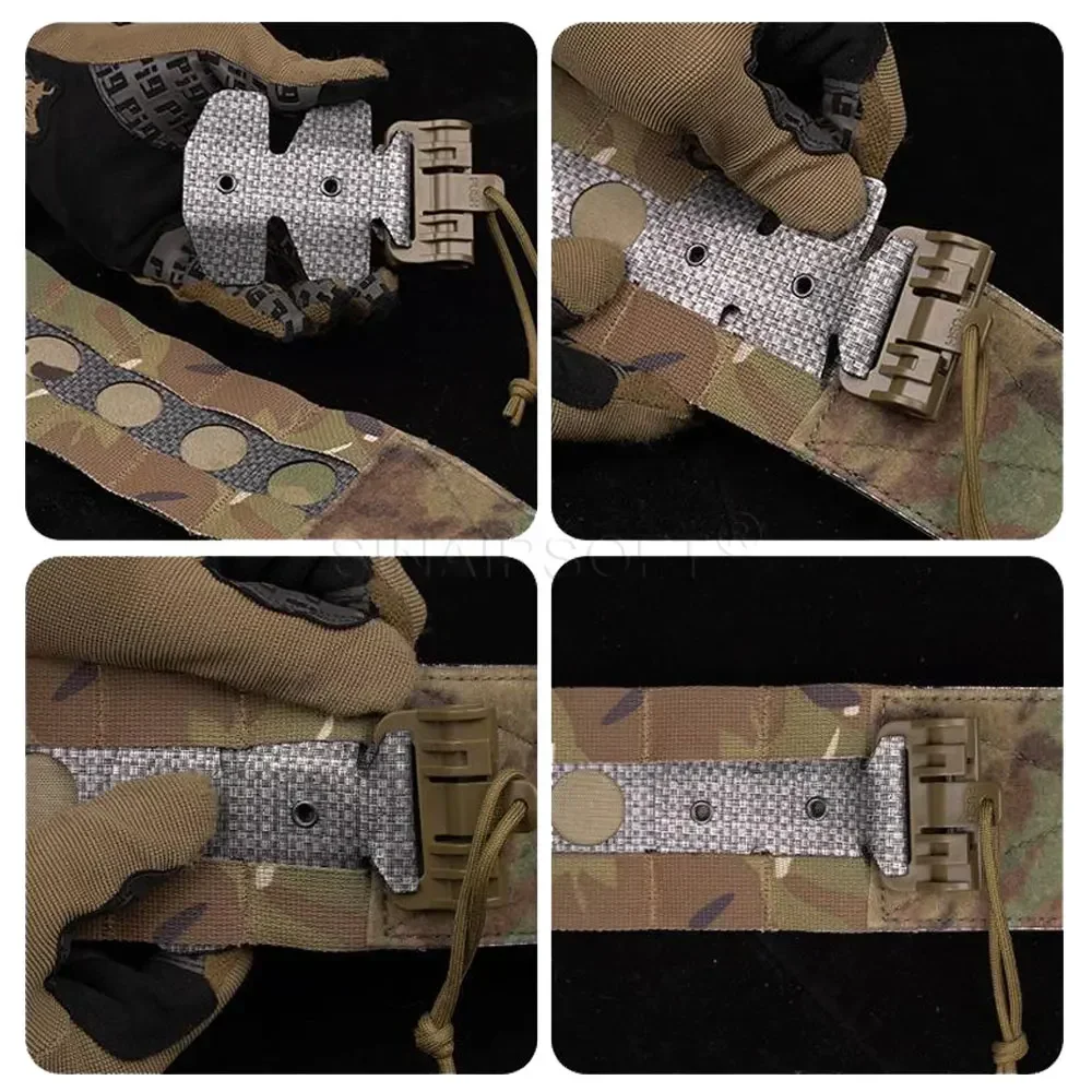 SINAIRSOFT 2 uds FCPC V5 chaleco táctico hebilla de liberación rápida estilo Ferro Airsoft chaleco de caza Cummerbund Accesorios - imagen 5