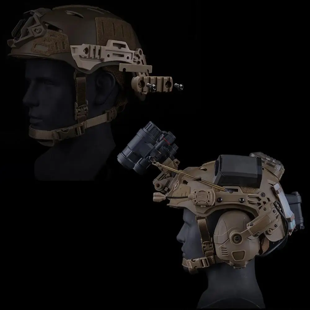 2 uds Wendy 3,0 casco táctico riel guía lateral equipo M-LOK casco montaje riel caza Airsoft accesorios para casco rápido