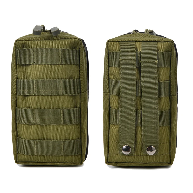 Riñonera táctica Molle EDC con bolsillo para teléfono, bolsa militar para correr, viaje, Camping, suave - imagen 3