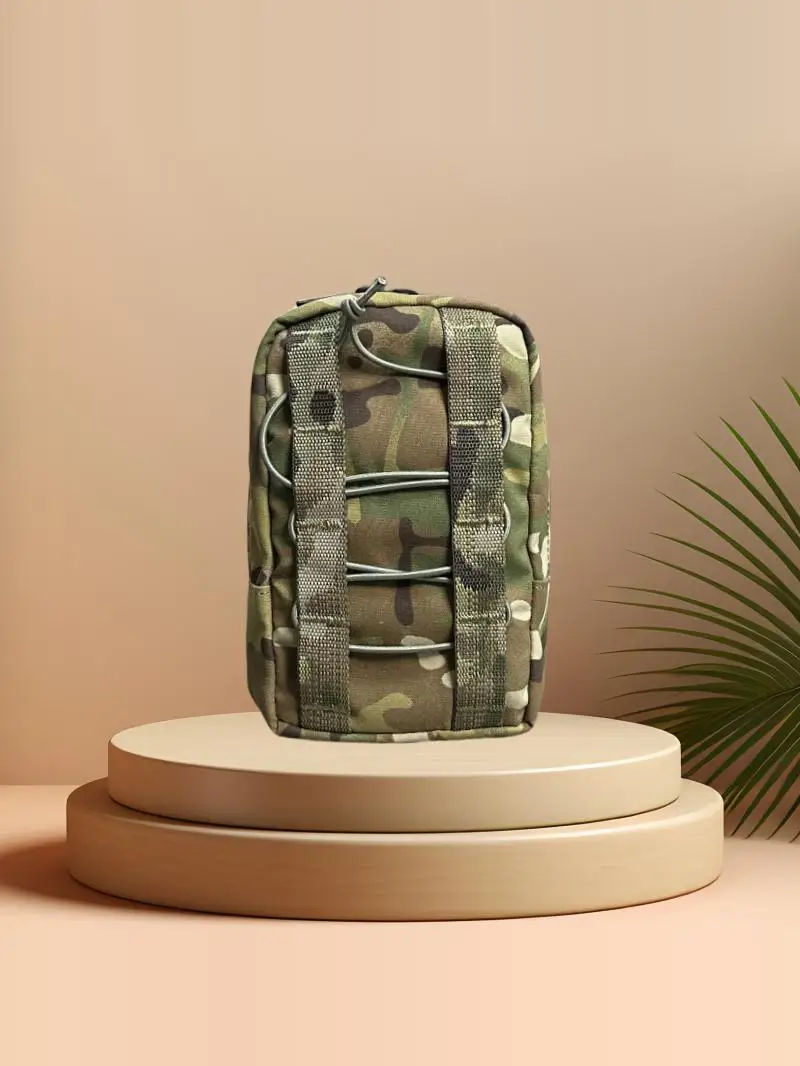 Bolsa secundaria para exteriores, bolsa para varios Gp vertical, bolsa secundaria multiusos para exteriores de camuflaje Molle horizontal