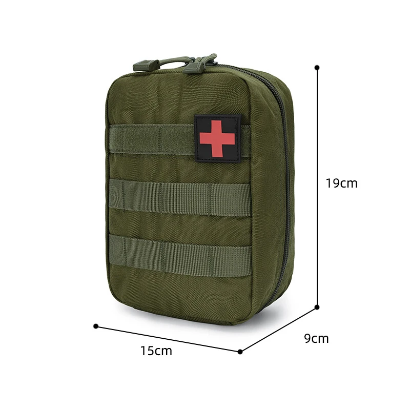 Bolsa médica táctica para acampada, botiquín de primeros auxilios de supervivencia, riñonera de emergencia para viajes al aire libre, bolsa Molle, equipo de acampada - imagen 3