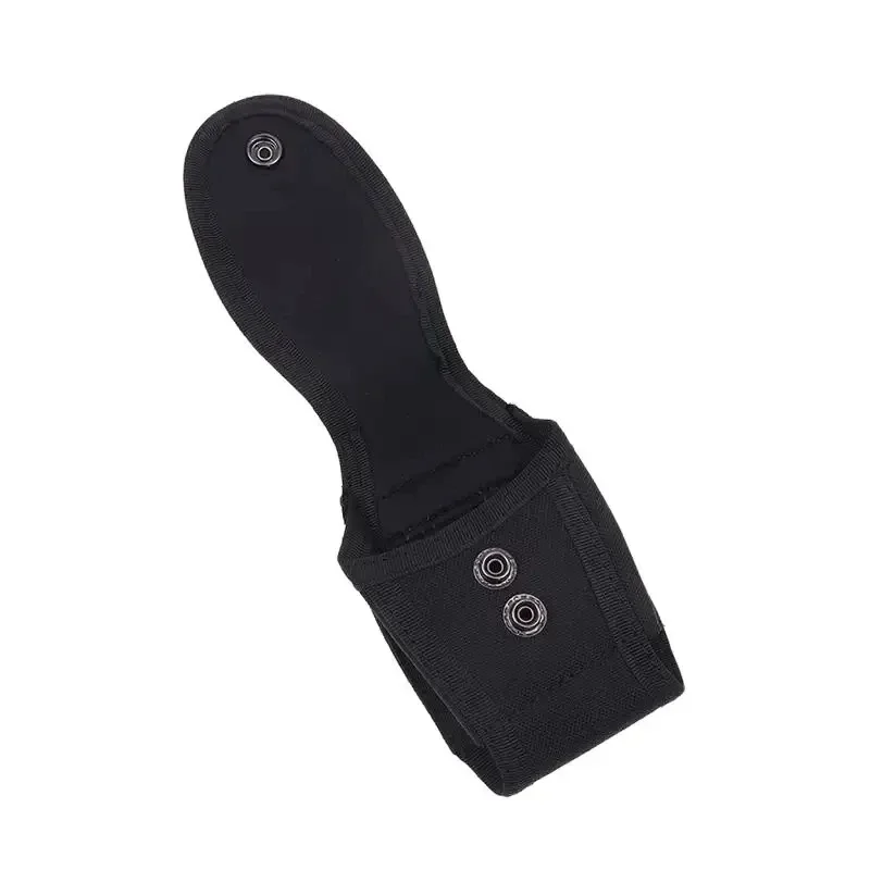 Soporte para esposas Molle de caza, extracción rápida, bolsillos para la cintura, soporte para teléfono con llave de herramienta, dos botones, ajustable, se adapta a bucles para cinturón de 1,5 pulgadas - imagen 3