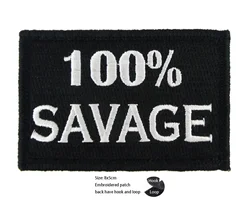 Parche táctico SAVAGE velcro – Moral militar para uniforme