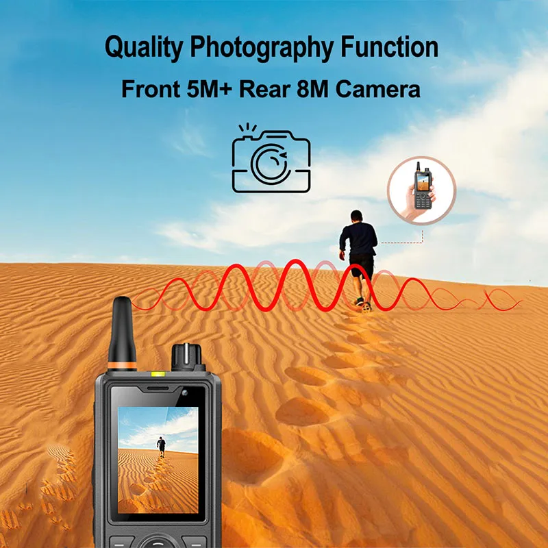 ANYSECU Radio de red 4G T60 WiFi GPS LTE WCDMA GSM POC Radio F41 desbloqueado Compatible con Zello Real-PTT Echolink POCstar - imagen 2