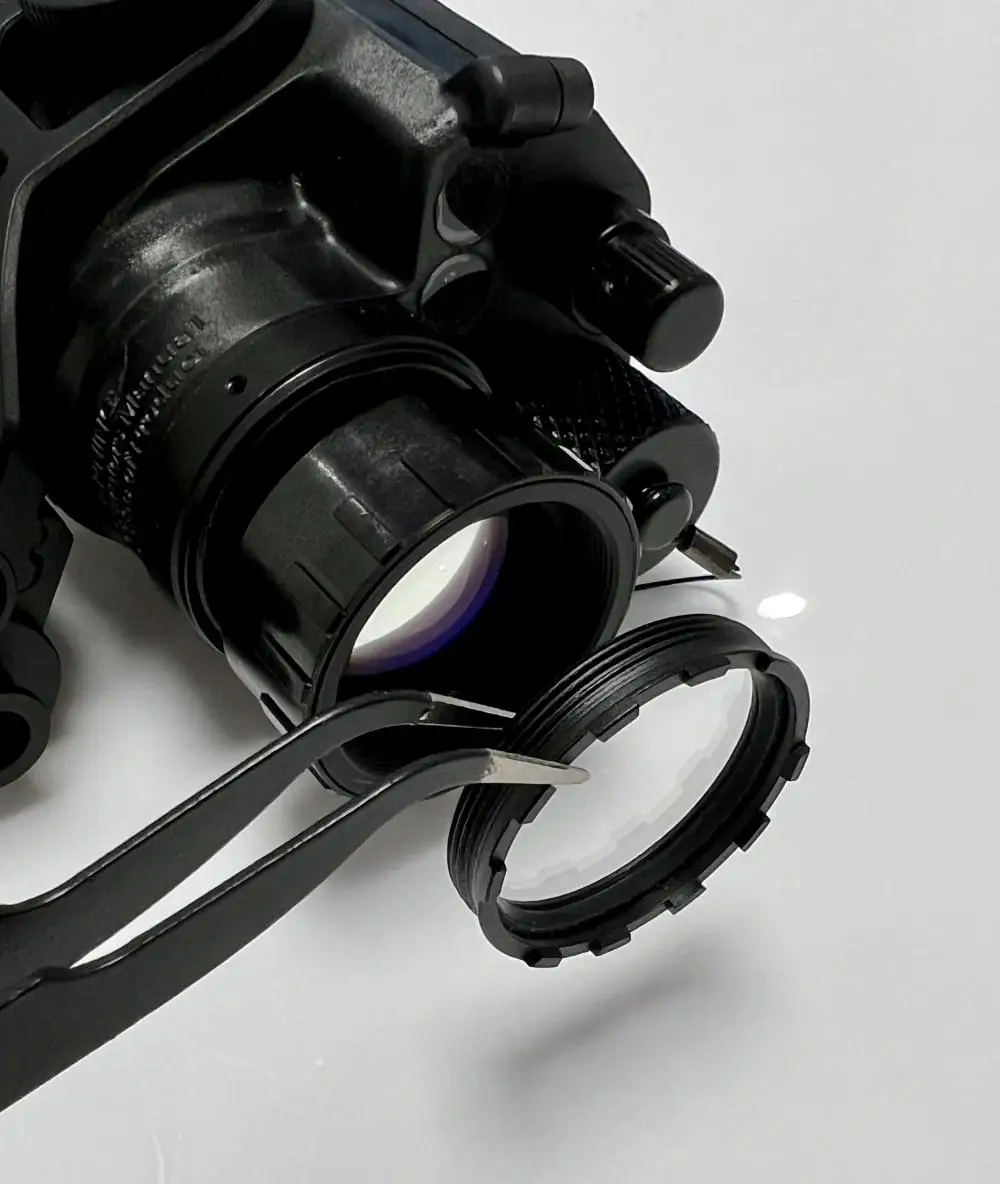 BB Shield - Cubierta de lente antiimpacto para gafas de visión nocturna PVS14 PVS31 |   Protección Airsoft, antivaho, resistente a los arañazos - imagen 3