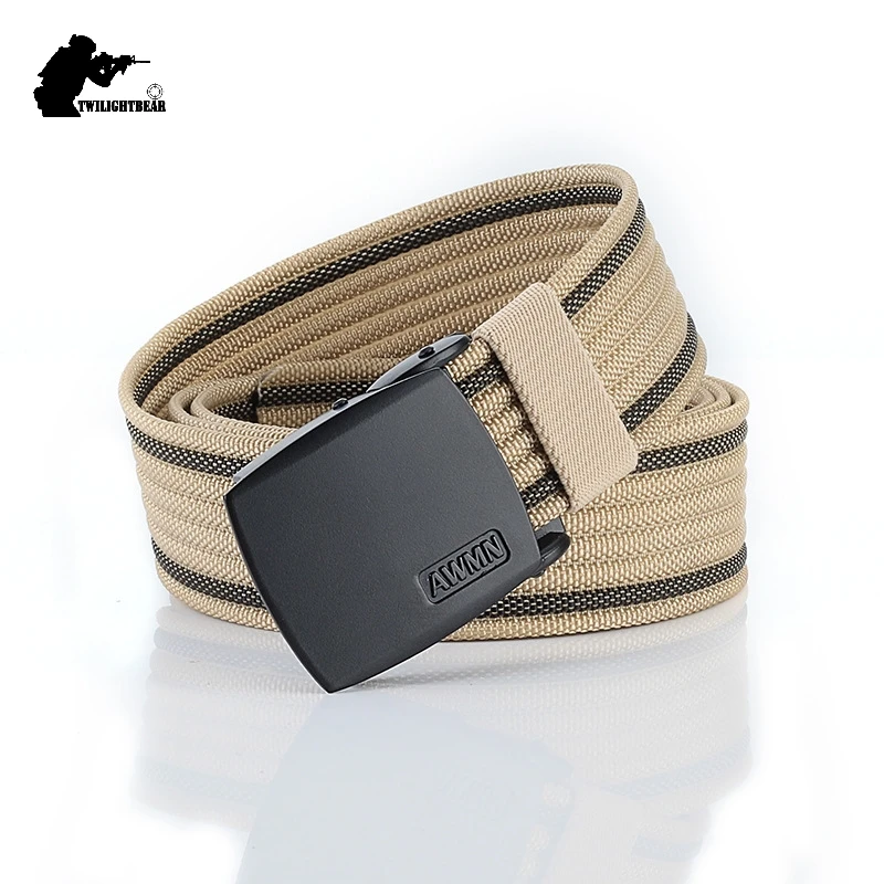 Cinturón informal de nailon Real para hombre y mujer, cinturón tejido Unisex, ligero, más fuerte, a la moda, AF2655 - imagen 2