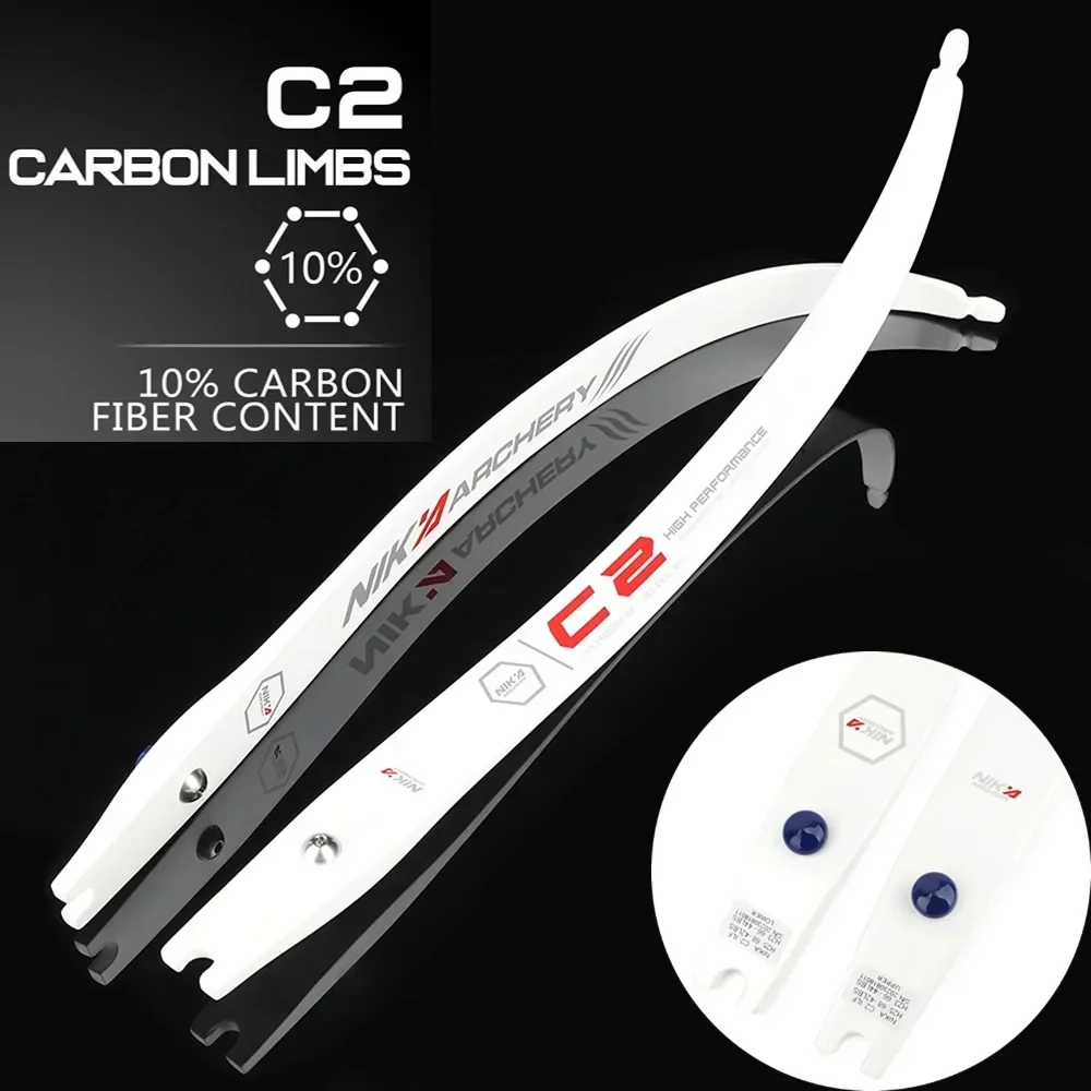 NIKA C2 extremidades de arco recurvo ILF fibra-carbono competición - imagen 2