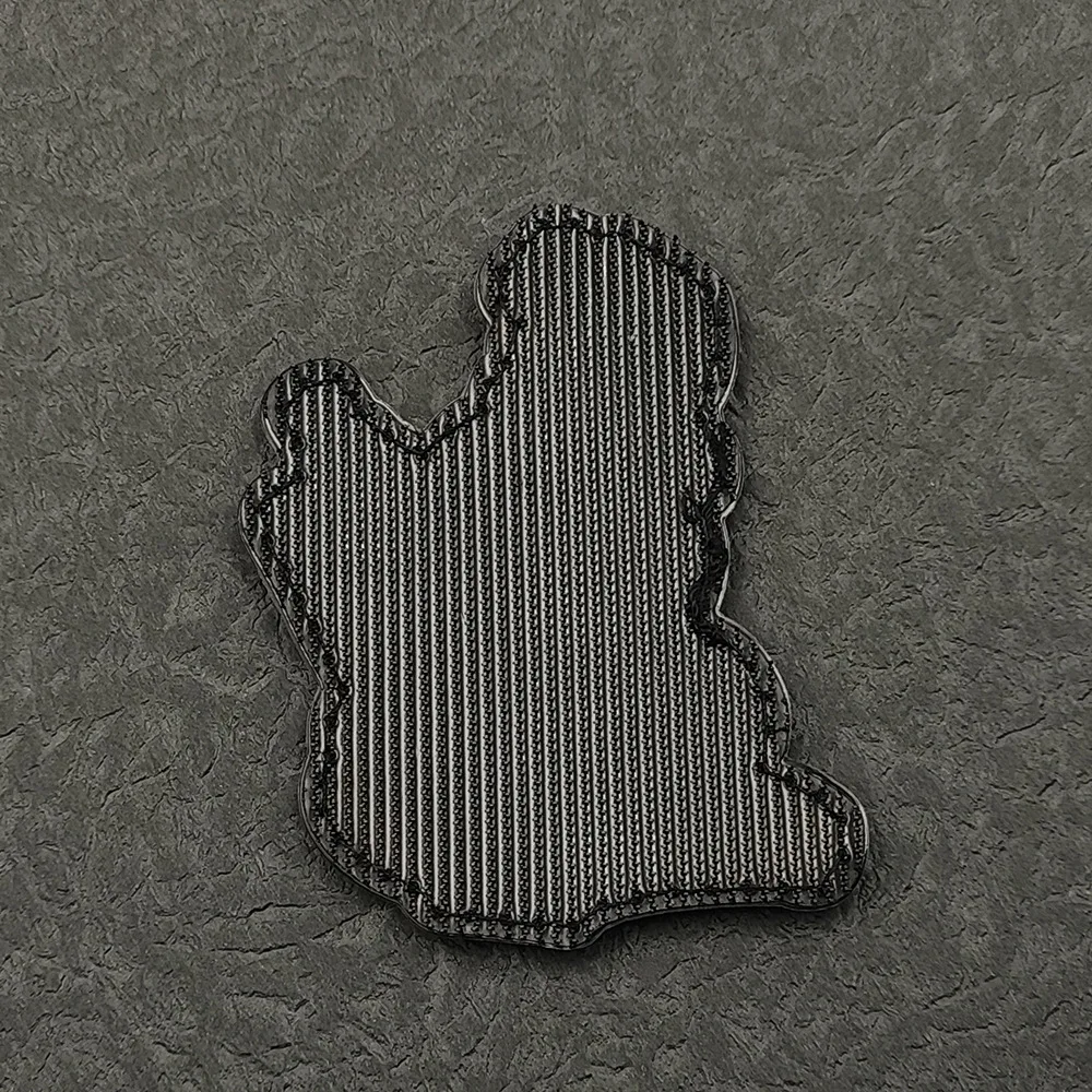 Bikini táctico insignia de moral estilo lindo parche para brazo mochila calcomanía ejercicio al aire libre traje de baño con los ojos vendados mujer - imagen 2