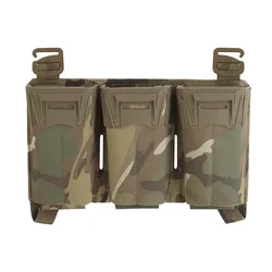 Triple portacargadores 5.56 MOLLE – Funda táctica con doble retención