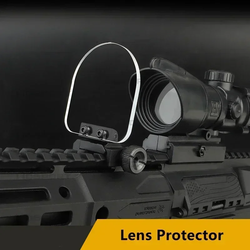 Protector de visión para Airsoft, Protector de lente plegable de alto impacto montado en riel, Protector de pantalla para mira réflex de punto Airsoft - imagen 2