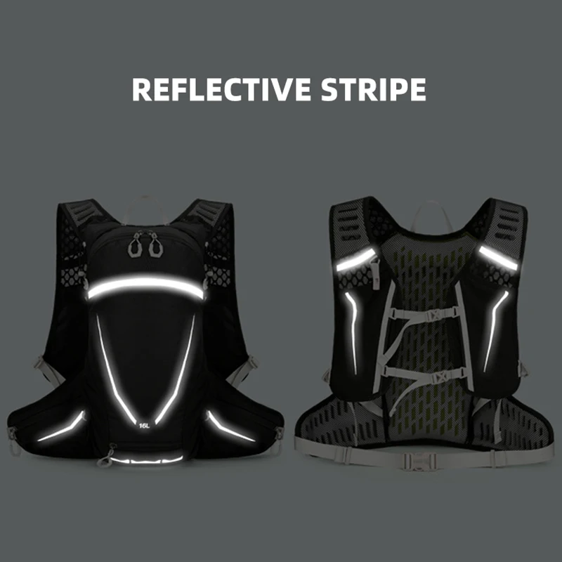 Bolsa de agua para hidratación para deportes al aire libre, mochila ultraligera para vejiga, mochila para ciclismo, correr, montañismo, senderismo, casco para bicicleta - imagen 5