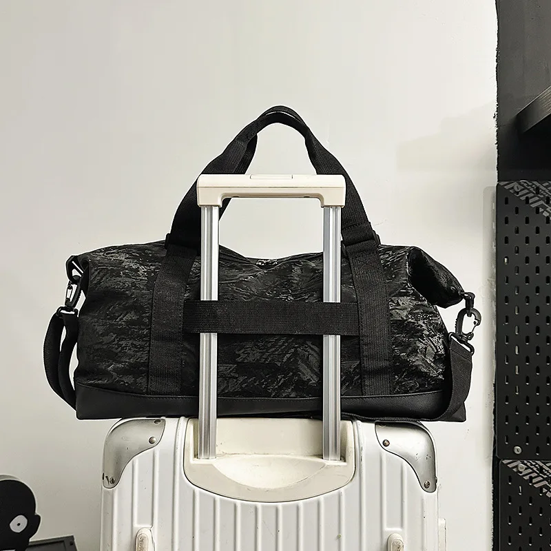 Bolsa de mano deportiva para Fitness, bolsas de Yoga para gimnasio húmedo y seco, bolso de almacenamiento de equipaje de viaje, senderismo al aire libre, Camping, paquete de transporte, mochila escolar estampada - imagen 5