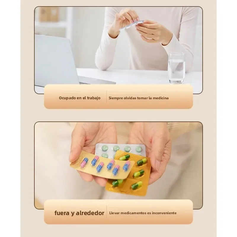 Botiquín organizador portátil para medicamentos de viaje - imagen 2