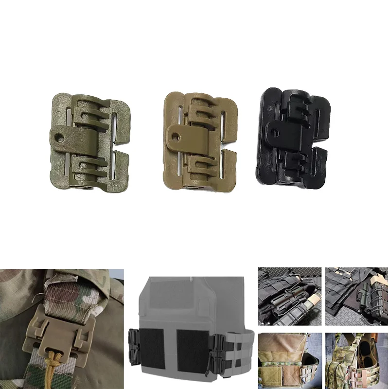 Sistema Molle rápido cinturón lateral adaptador Qd hebilla QD, hebilla ajustada, hebilla de liberación rápida de hombro para chaleco JPC CPC NCP XPC