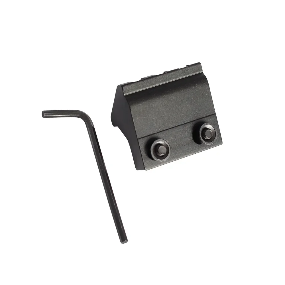 Keymod de aluminio para caza, 3 ranuras, montaje compensado de 45 grados, soporte para linterna con riel de 20mm - imagen 4