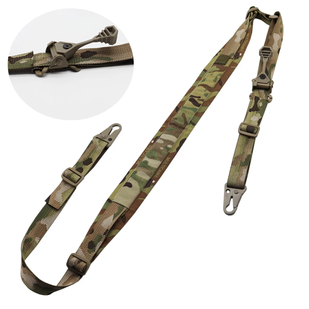 Tirachinas táctico de liberación rápida para pistola, Correa Modular de combate de 2 puntos, tirachinas ajustable rápido, Honda de tiro, accesorios de caza