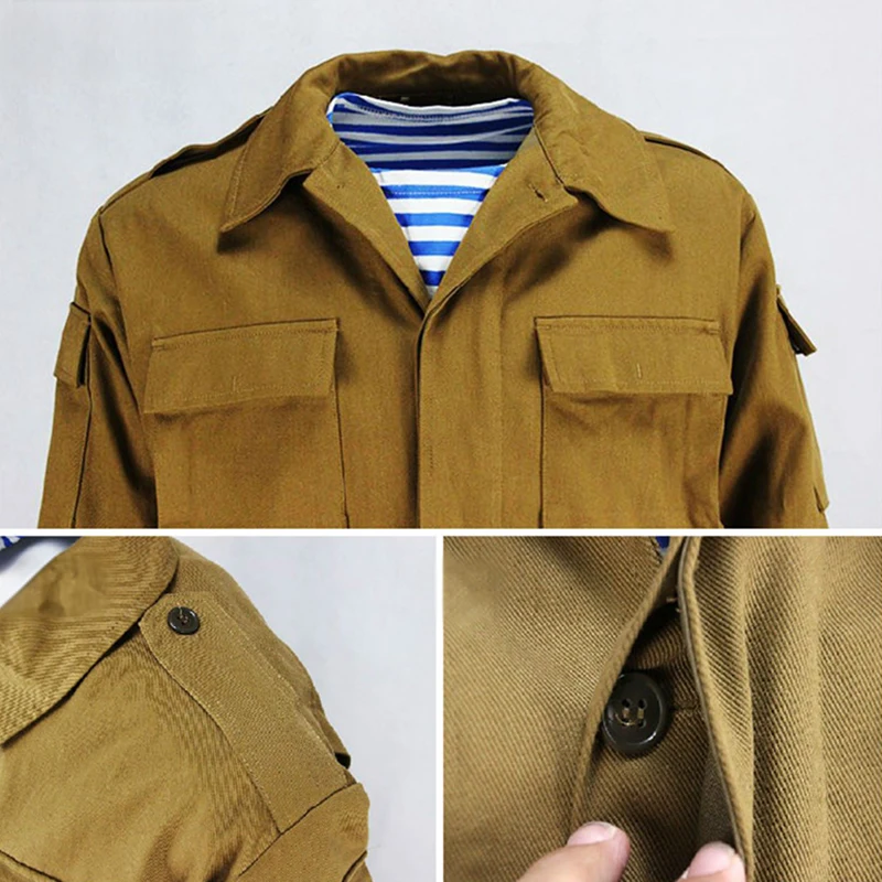 Conjunto de traje de combate táctico Air Soft, traje de caza soviético, tarjeta afgana, conjunto de entrenamiento de verano ruso al aire libre, M81/M88 - imagen 4