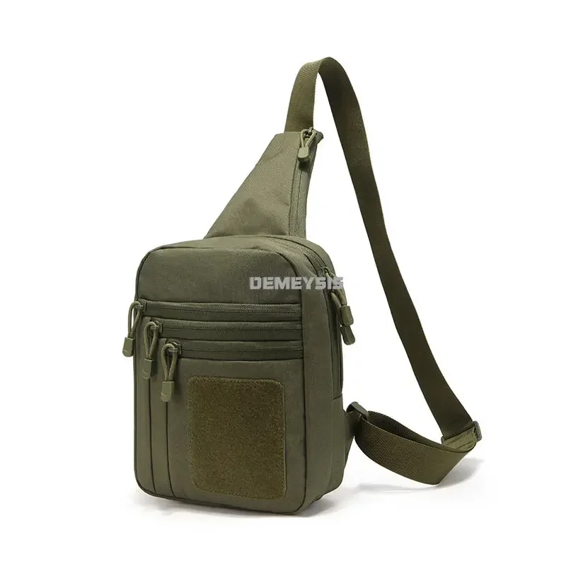 Bolsa de hombro táctica para el pecho, funda para pistola, bandolera de transporte oculta, bolsas de alcance para caza, senderismo, Camping, bolsas deportivas para el pecho - imagen 3