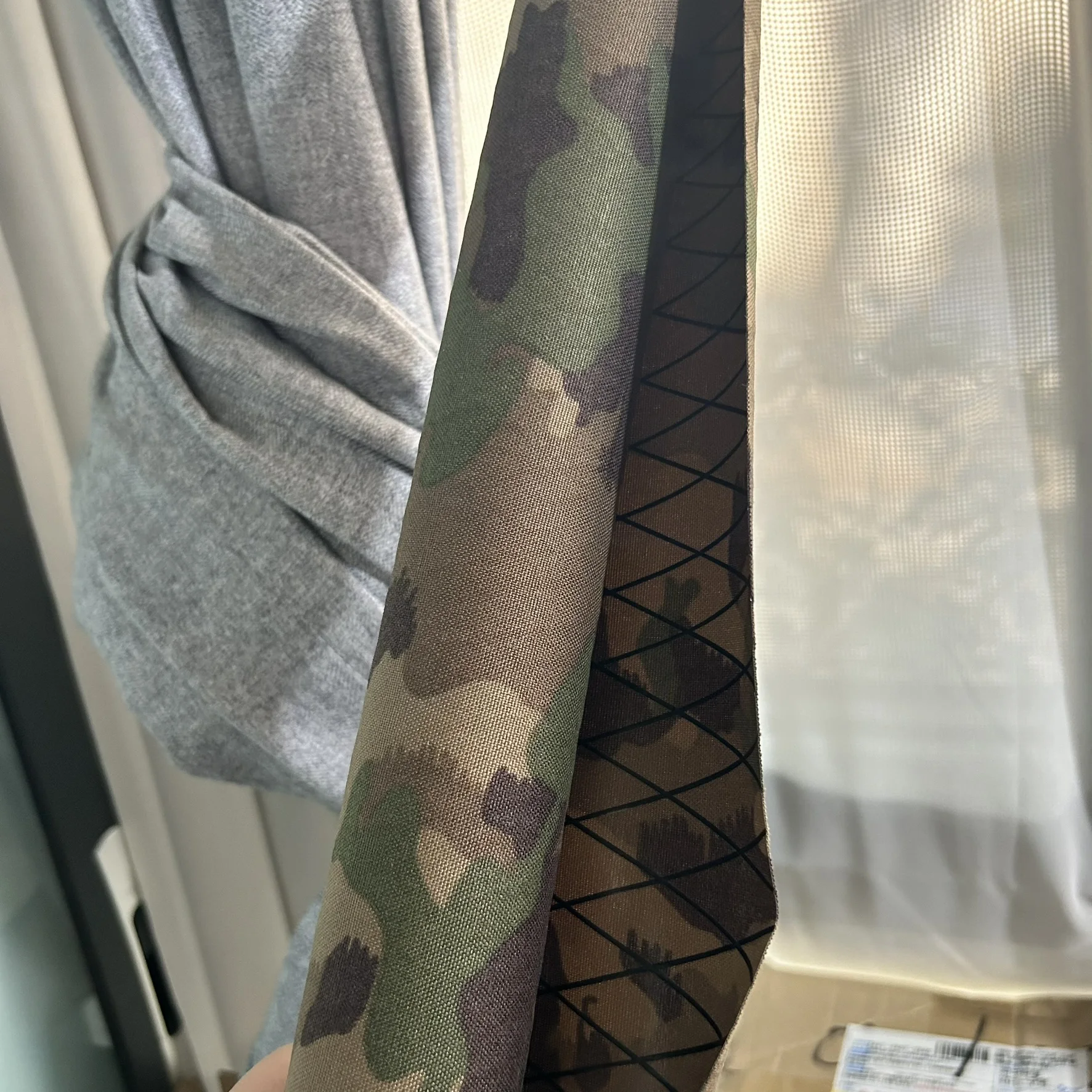 Táctico TAZ16 nuevo camuflaje suizo 1m L x 140cm W 500D Nylon X-PAC compuesto diamante rejilla impermeable ligero equipo al aire libre - imagen 2