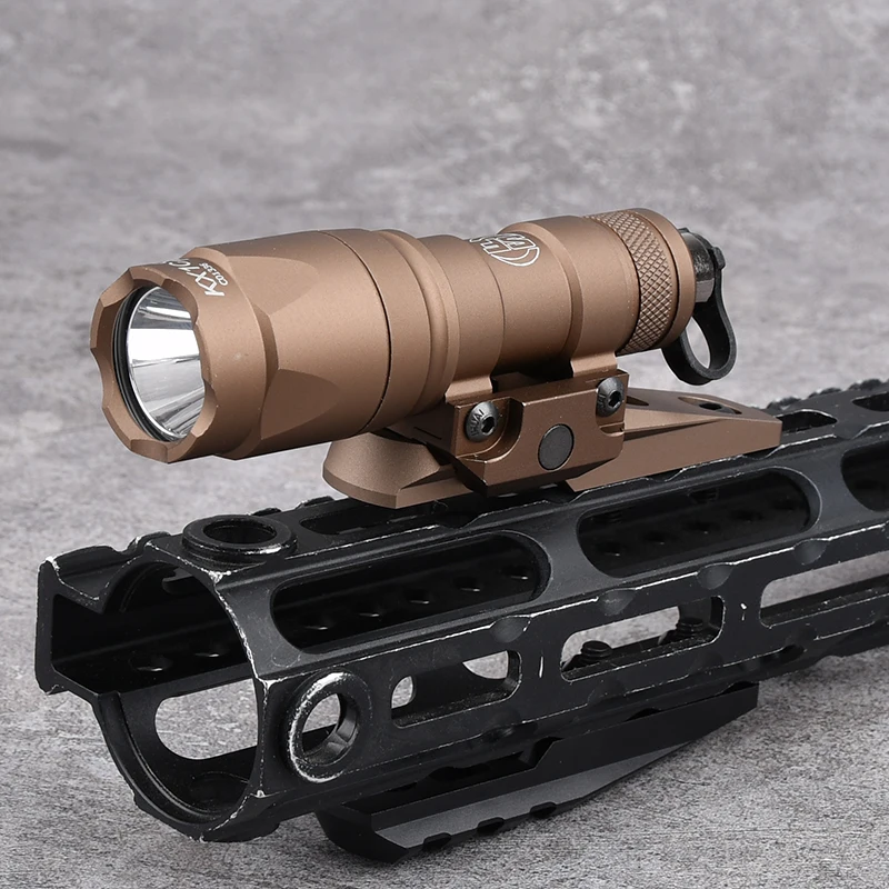 Linterna táctica KDA montaje Base M300 M600 M340 M640 Scout luz soporte Airsoft equipo de caza MLOK KEYMOD Accesorios - imagen 5