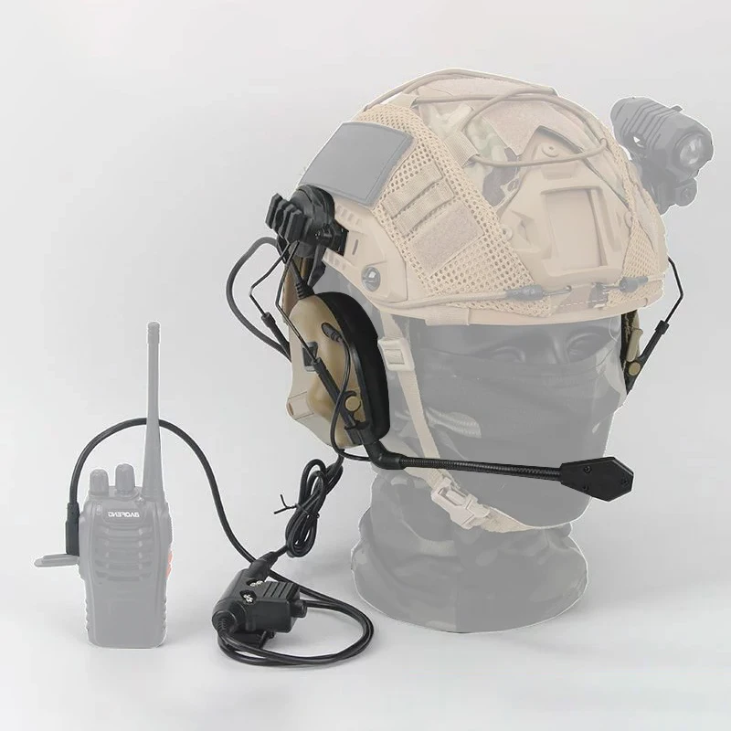 FMA AMP auriculares PTT comunicación KN6 U174/U Cable de 6 pines para BF UV-9R HP780 PD680 X1P PD780 PD980 MTP XTS KN QS K conector - imagen 3