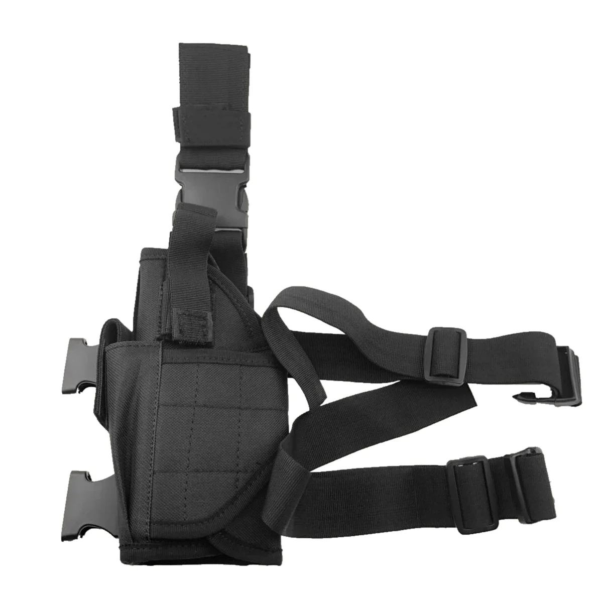 Funda táctica para pierna caída, bolsa Universal ajustable para muslo para GL17 19 Colt 1911 M9 USP P226, funda para pistola de mano izquierda - imagen 4