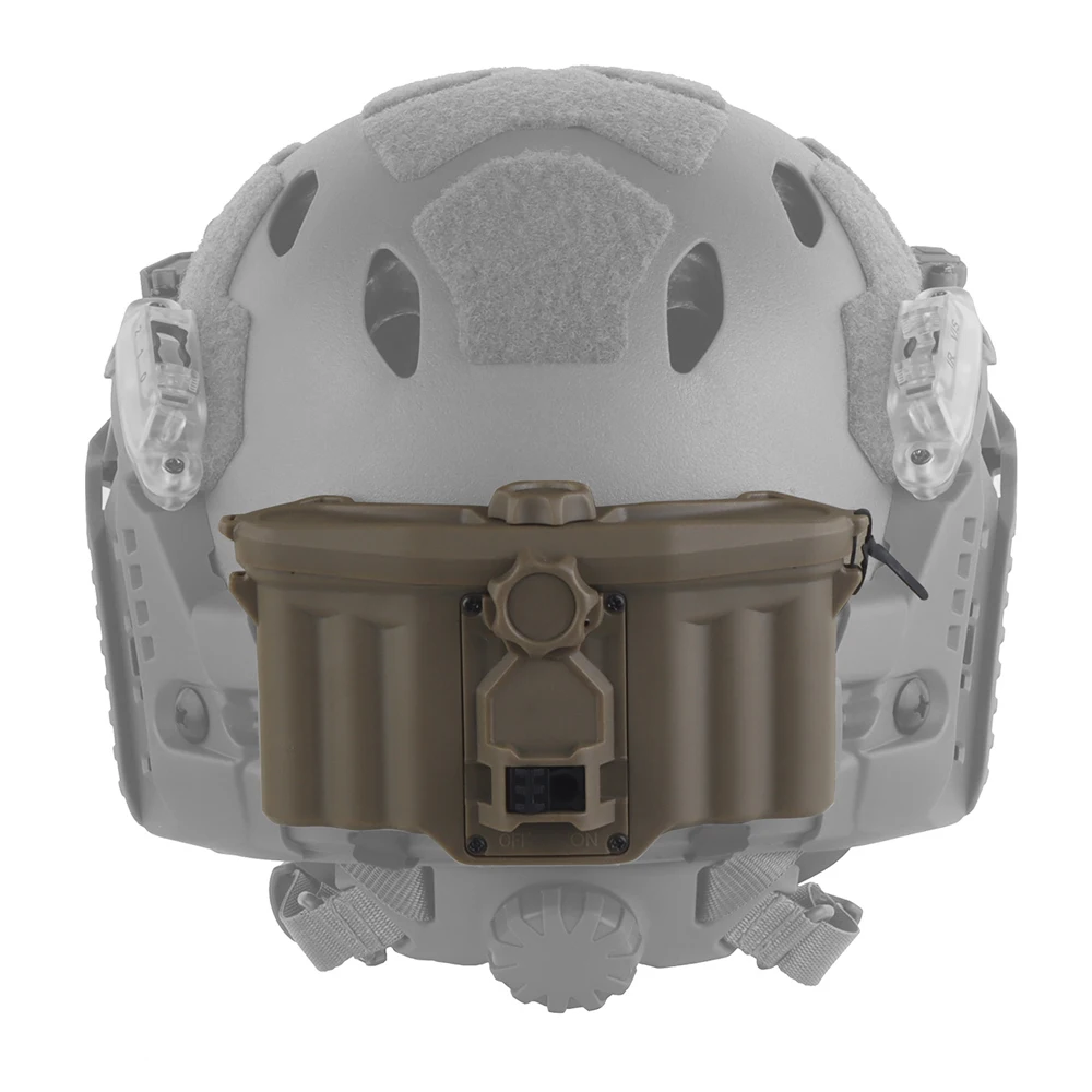 Caja de batería de riel de arco Modular táctico para luz de señal integrada de arco/linterna/luces IR sistema de fuente de alimentación equipo de casco rápido - imagen 5