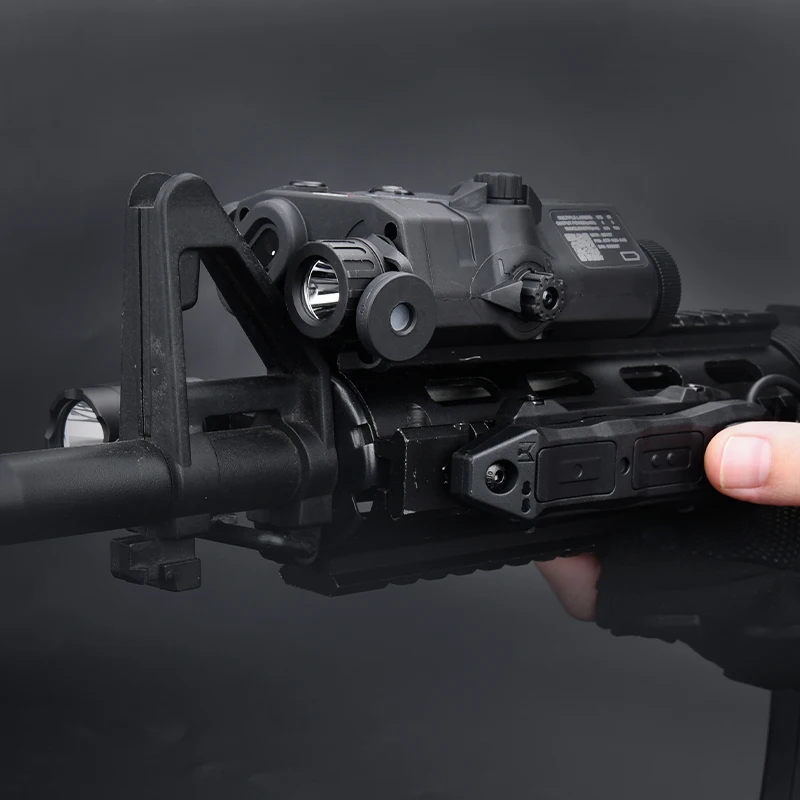 Juego de interruptor táctico PEQ 15 Surefir M600C, linterna de doble función, punto rojo, verde, azul, indicador IR, Airsoft, luz láser de caza - imagen 3