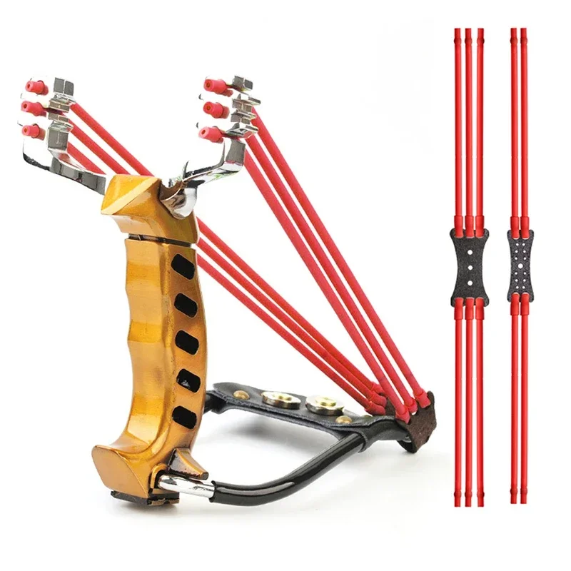 Banda de goma para caza con tirachinas, 3 tarjetas, cuentas para tarjetas, conjunto de banda de goma para cazador al aire libre, herramientas para Slingsshot, tira elástica - imagen 4