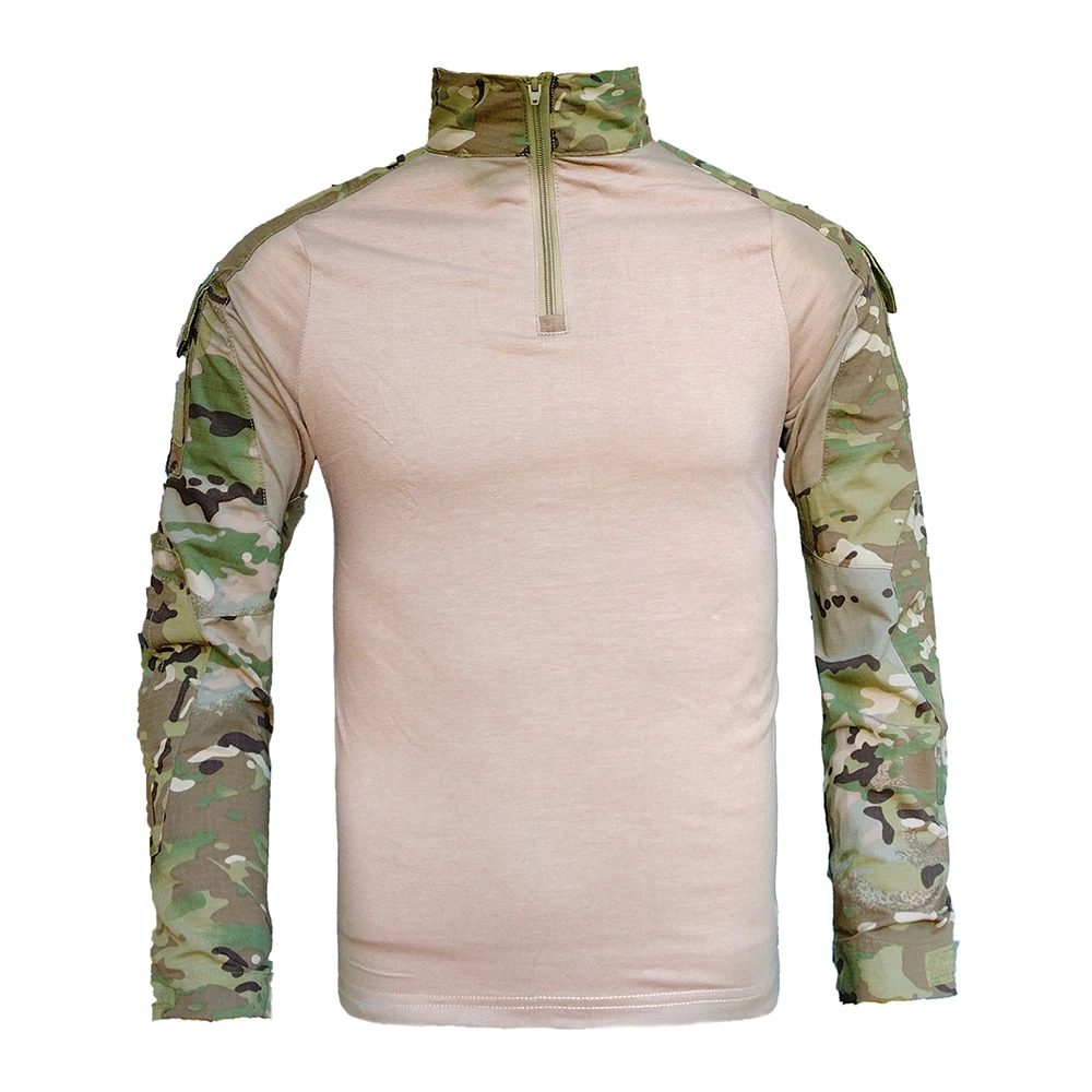 Camisa de combate táctico para hombre, camisa negra, ropa estadounidense, camisetas Tatico, CPU, camisa de camuflaje Multicam, ropa de caza y pesca para hombre
