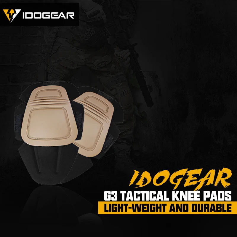 Idogear-rodilleras protectoras estilo Dp para pantalones de combate, equipo de ventilación táctico para Airsoft, G3 - imagen 5