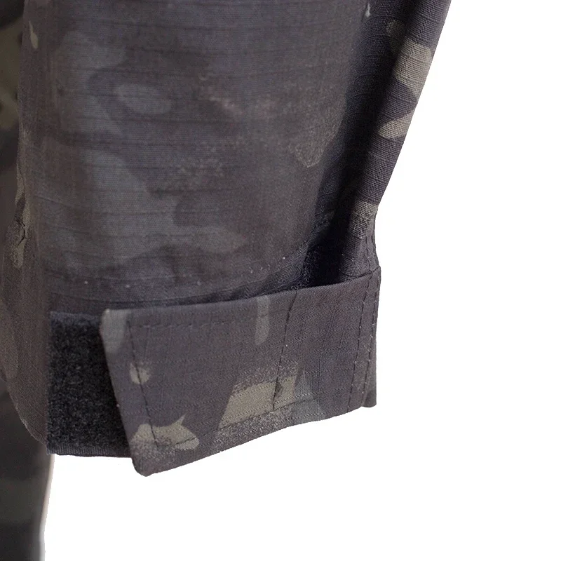 Pantalones tácticos con múltiples solapa y bolsillos para hombre, pantalón Cargo recto, informal, de algodón, para exteriores, senderismo, Camping, entrenamiento, trabajo - imagen 4