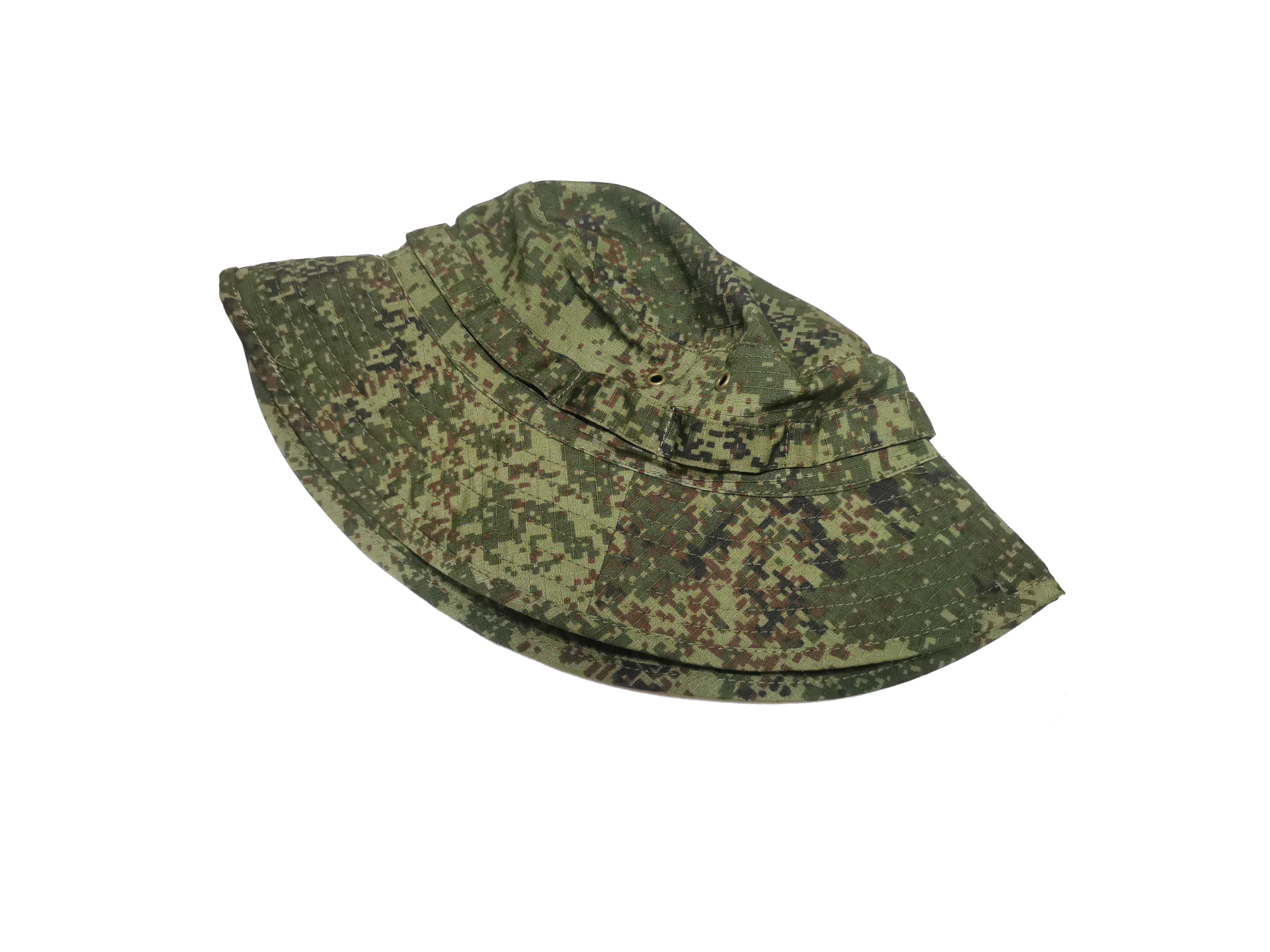 Tácticas al aire libre EMR pequeño hombre verde camuflaje pesca al aire libre sombrilla protector solar borde redondo Penny Hat - imagen 4