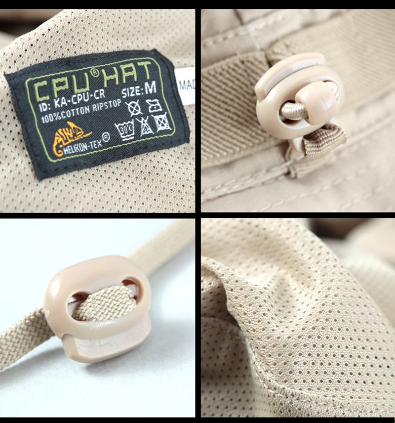 Sombrero de pescador de ala corta con borde redondo, protección solar, impermeable, usable, transpirable, sombrero Benny - imagen 4