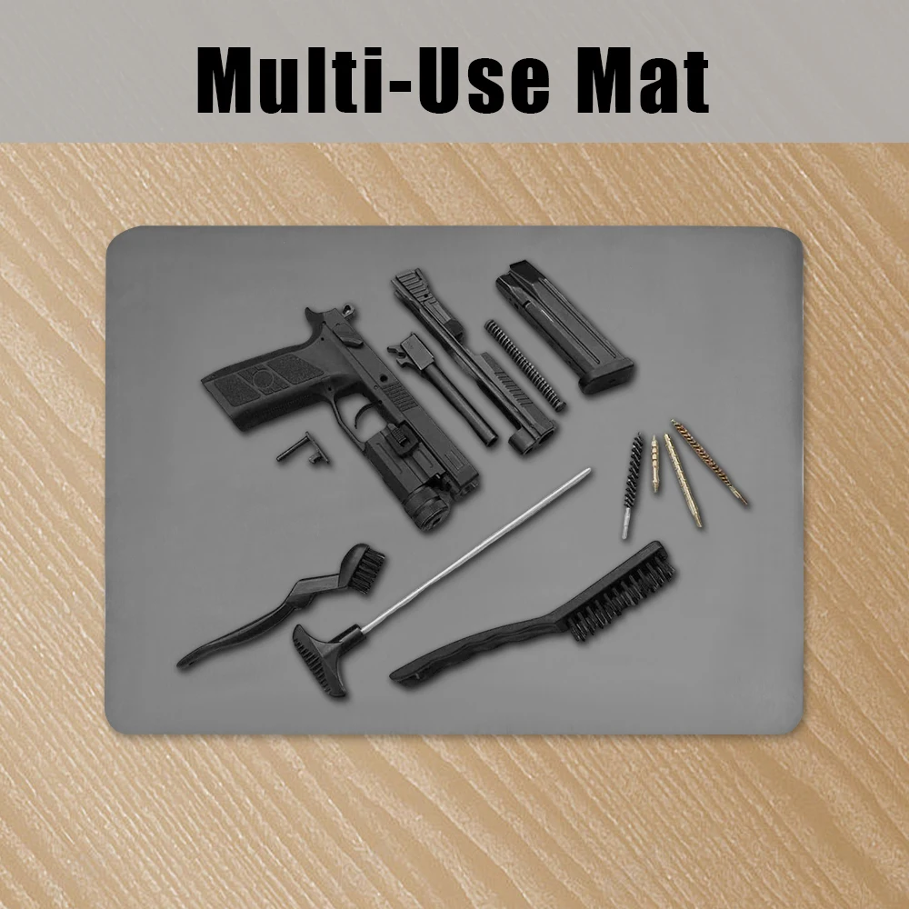 Paño de limpieza para pistola, tapete de limpieza para pistola grande y grueso, almohadilla de mantenimiento de armas, paño de pulido reutilizable sin pelusa para pistola y Rifle - imagen 5